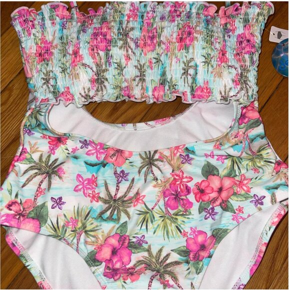 Decree Women's Floral Swim Dress - Picture 4 of 5